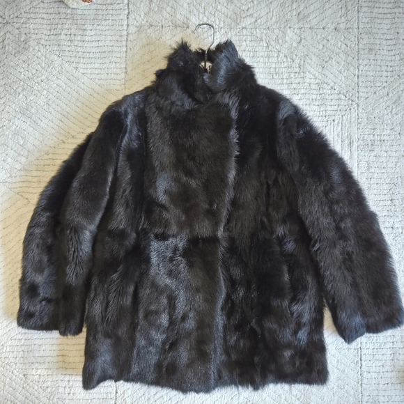 Theory Toscana Reversible Shearling and Leather Coat P Like New - Picture 2 of 8